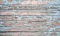 Old  blue and grey Shabby Wooden Planks with cracked color Paint, background. Old house wall. Royalty Free Stock Photo