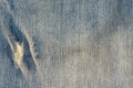 Old blue jeans pattern background Royalty Free Stock Photo