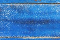 Old blue painted shabby wooden board texture background Royalty Free Stock Photo