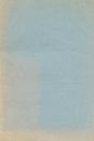 Old blue paper texture. Rough faded surface. Blank retro page. Royalty Free Stock Photo
