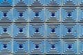 Old Blue Patterned Portuguese Tiles Royalty Free Stock Photo