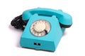 Old blue phone