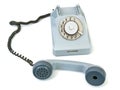 Old blue phone Royalty Free Stock Photo