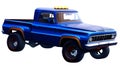 Old blue pickup truck Royalty Free Stock Photo