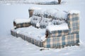 Old Furniture Left Outside in the Snow