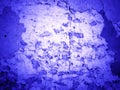 Old blue and purple cracked rustic background old stone wall several shades of violet Royalty Free Stock Photo