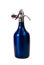 Old blue siphon Royalty Free Stock Photo