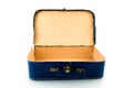 Old blue suitcase