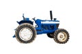 Old blue tractor Royalty Free Stock Photo