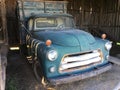 Old blue truck Royalty Free Stock Photo