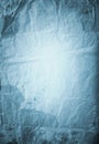 Old blue vintage background, texture of crumpled faded paper, spots and streaks Royalty Free Stock Photo
