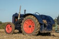Old blue vintage fordson tractor Royalty Free Stock Photo