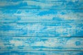 Old Blue Wood Slats Rustic Shabby Horizontal Background