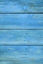 The old blue wood texture with natural patterns Royalty Free Stock Photo