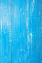 The old blue wood texture with natural patterns. Backgrounds concept - old wooden fence painted in blue background Royalty Free Stock Photo