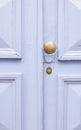 Old blue wooden door Royalty Free Stock Photo