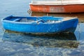 Old Wooden Rowing Boat - Sicily Italy Royalty Free Stock Photo