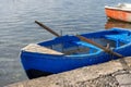 Old wooden rowing boat - Sicily Italy Royalty Free Stock Photo