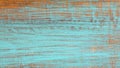 Old blue wooden table with grunge, abstract texture background. Royalty Free Stock Photo