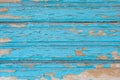 Old blue wooden table with grunge, abstract texture background Royalty Free Stock Photo