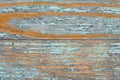 Old blue wooden table with grunge, abstract texture background. Royalty Free Stock Photo