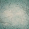 Old blue wrinkled paper texture Royalty Free Stock Photo