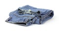 Old bluejeans Royalty Free Stock Photo