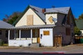 Old Boarded Up Home Lost To Foreclosure Royalty Free Stock Photo