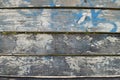 Old Boards With Peeling Paint. Wood Background