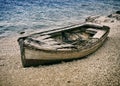 Old Boat On The Coast Royalty Free Stock Photo