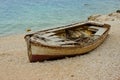 Old Boat On The Coast Royalty Free Stock Photo