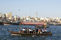 Old boat crossing the dubai creek