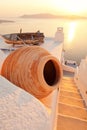 Old boat in Firostefani, Santorini