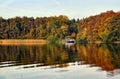 Old boat at the forest Royalty Free Stock Photo