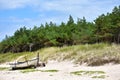 Old boat near coast of Baltic sea Royalty Free Stock Photo