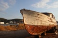 Old boat repairing Royalty Free Stock Photo