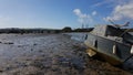 Saltmarsh boat on the river plym. Plymouth Devon