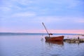 Old Boat On River Royalty Free Stock Photo
