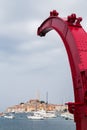 Old boat in Rovinj