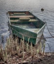 Old boat at shore HDR Royalty Free Stock Photo