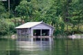 Old Boathouse by the Lake Royalty Free Stock Photo