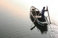 The old boatman Royalty Free Stock Photo