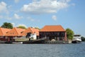 Old boats in Kobenhavn, Copenhagen, Denmark Royalty Free Stock Photo