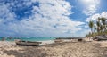 Old boats and modern yachts, Punta Cana, Dominican Republic