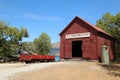 Old Antique boat shed at Glenorchy, south island, New Zealand Royalty Free Stock Photo