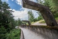 Old bobsleigh track Royalty Free Stock Photo