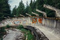 Old Bobsleigh track in Sarajevo