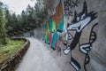 Old Bobsleigh track in Sarajevo, Bosnia