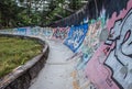 Old Bobsleigh track in Sarajevo, Bosnia