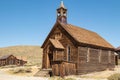 Old Bodie Ghost Town Church in California Royalty Free Stock Photo